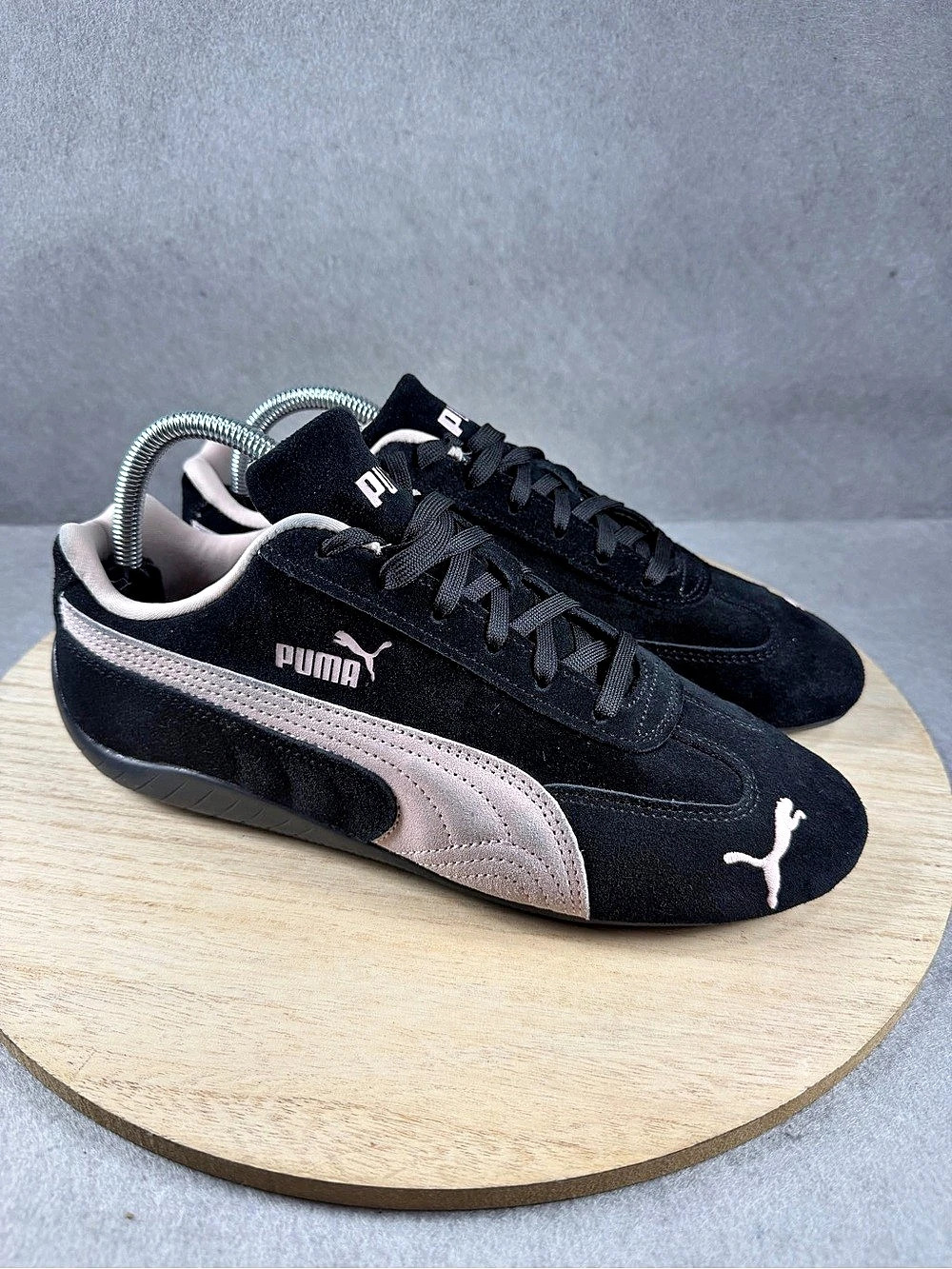 PUMA Speedcat OG Women’s 10 Black Mauve Mist Suede Sneakers